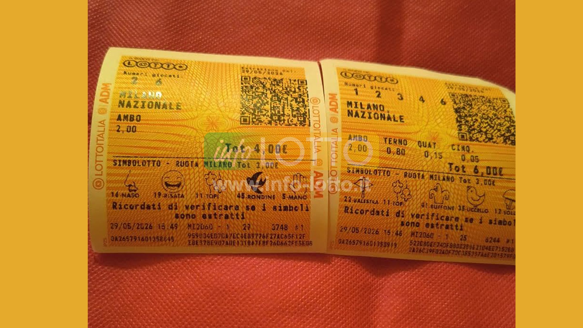 Vincita Maggio 2026