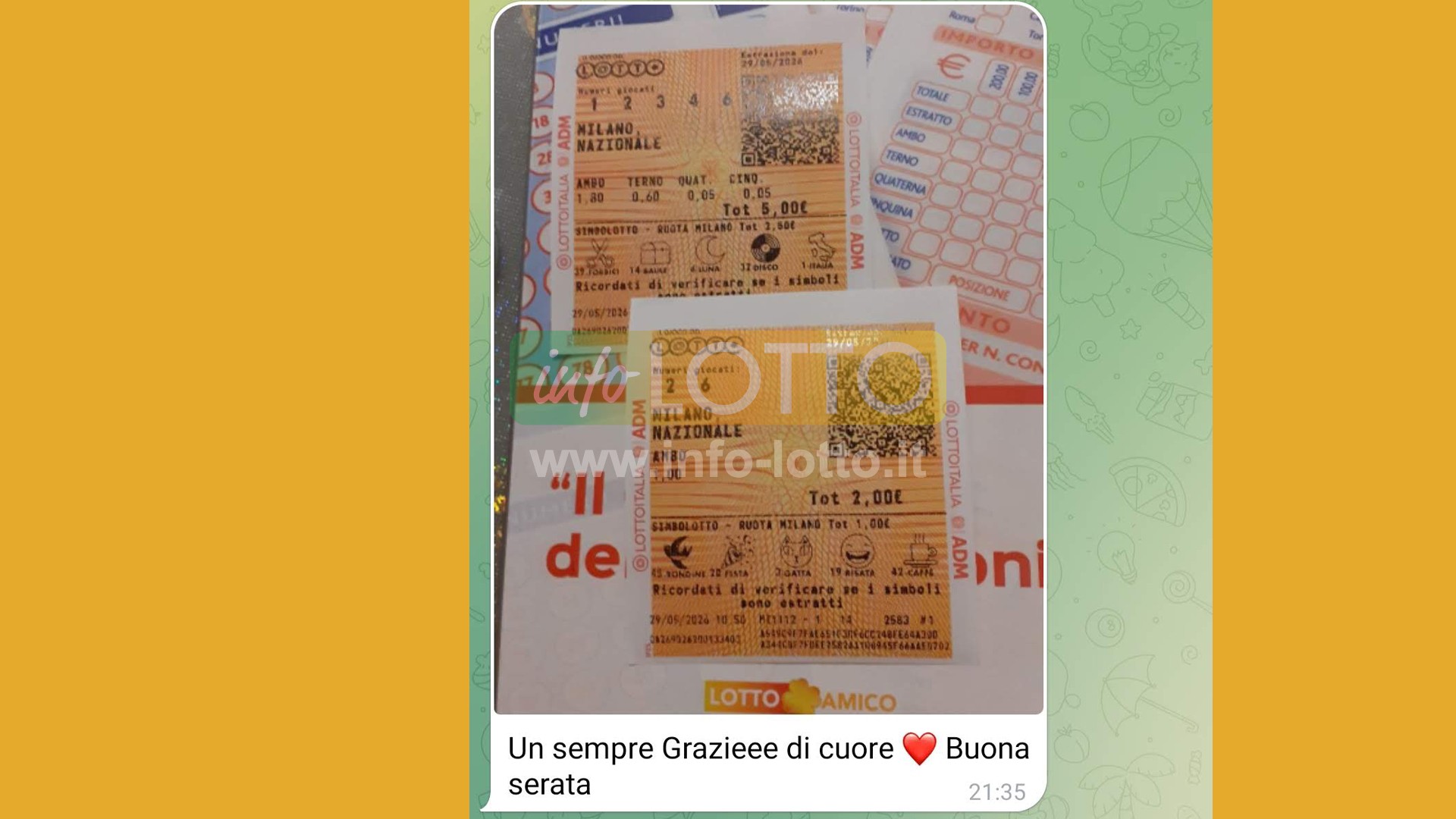 Vincita Maggio 2026