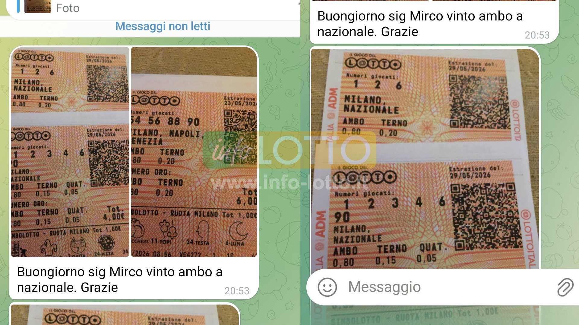 Vincita Maggio 2026