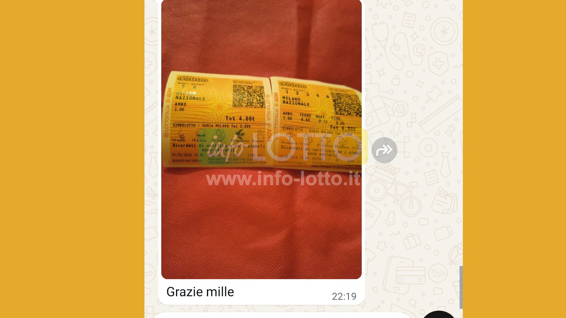 Vincita Maggio 2026