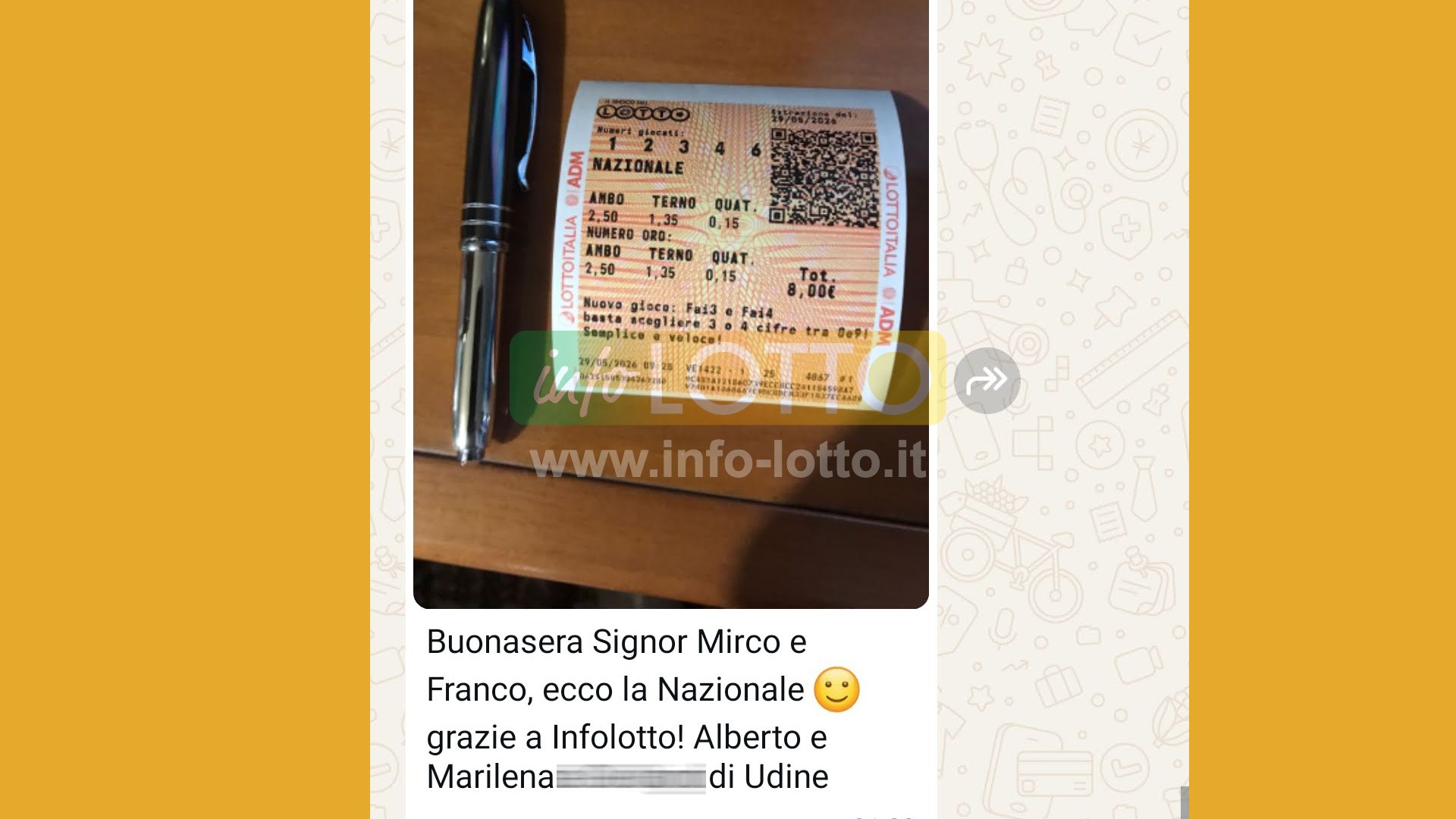 Vincita Maggio 2026