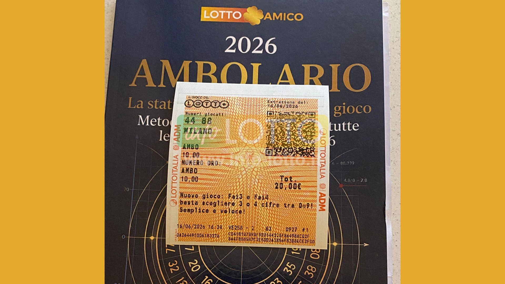 Vincita Giugno 2026