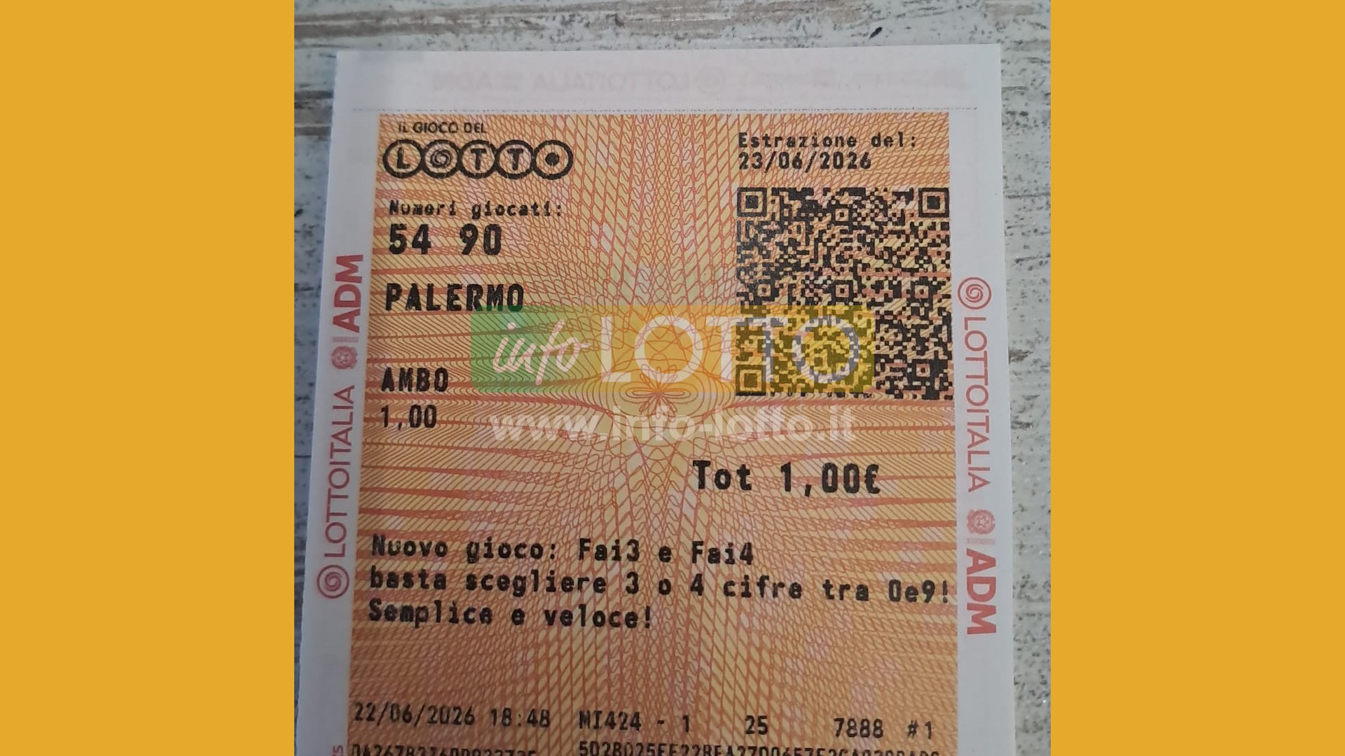 Vincita Giugno 2026