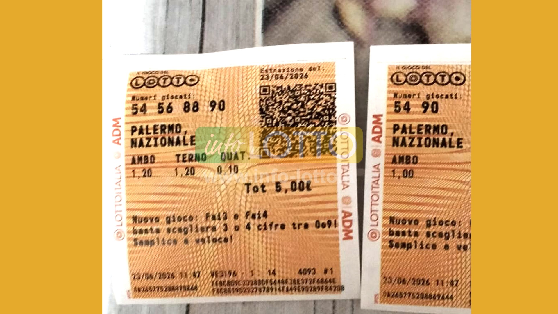 Vincita Giugno 2026