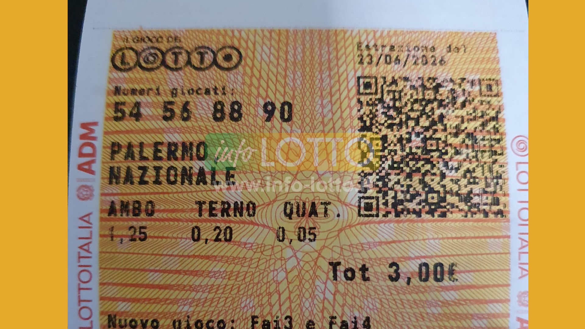 Vincita Giugno 2026