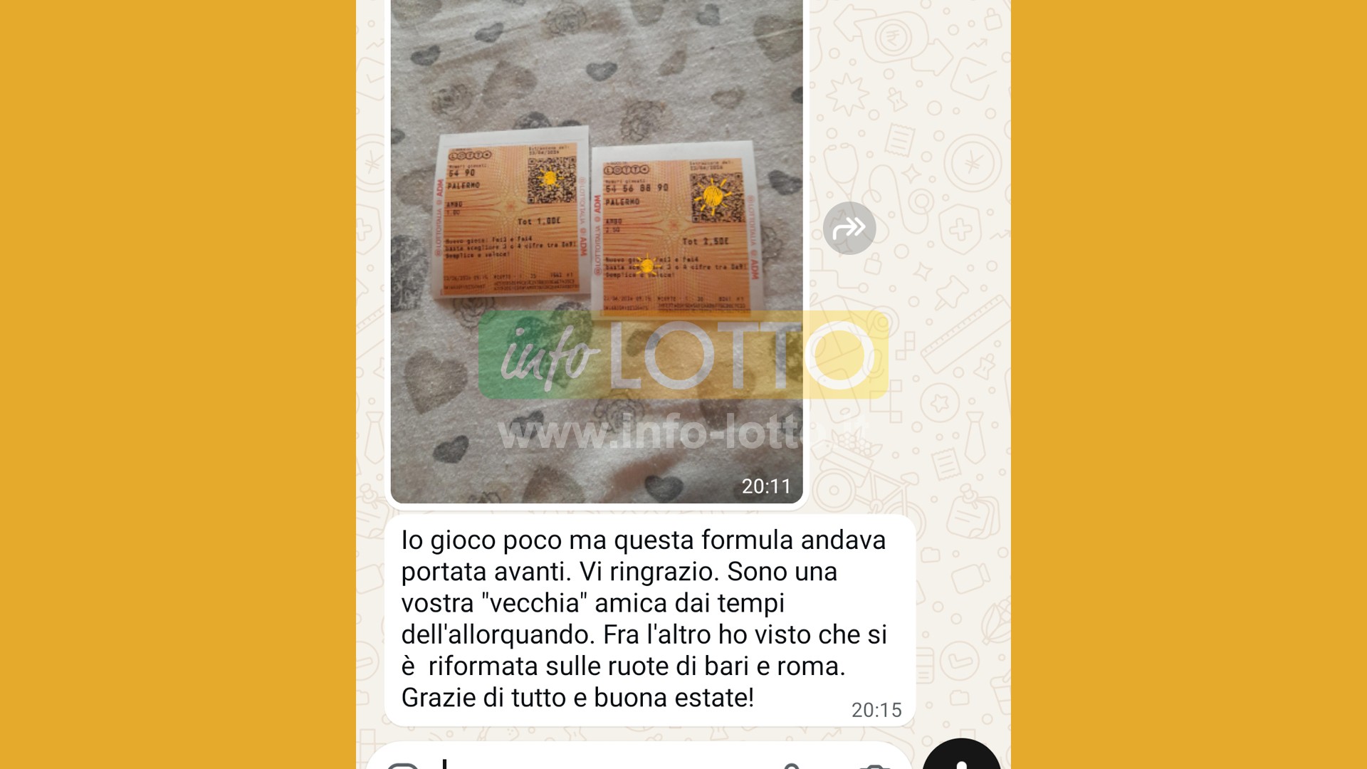 Vincita Giugno 2026