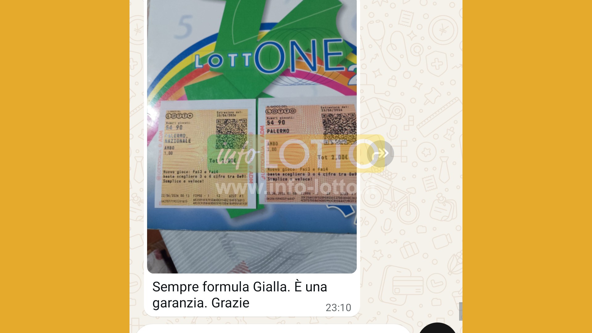 Vincita Giugno 2026