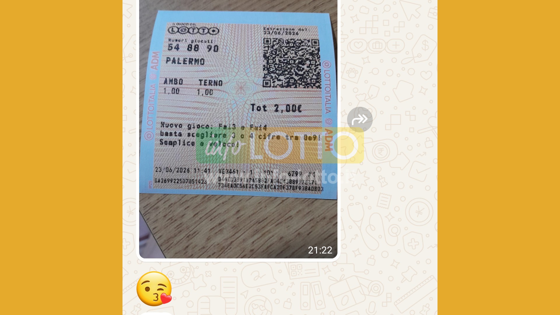 Vincita Giugno 2026