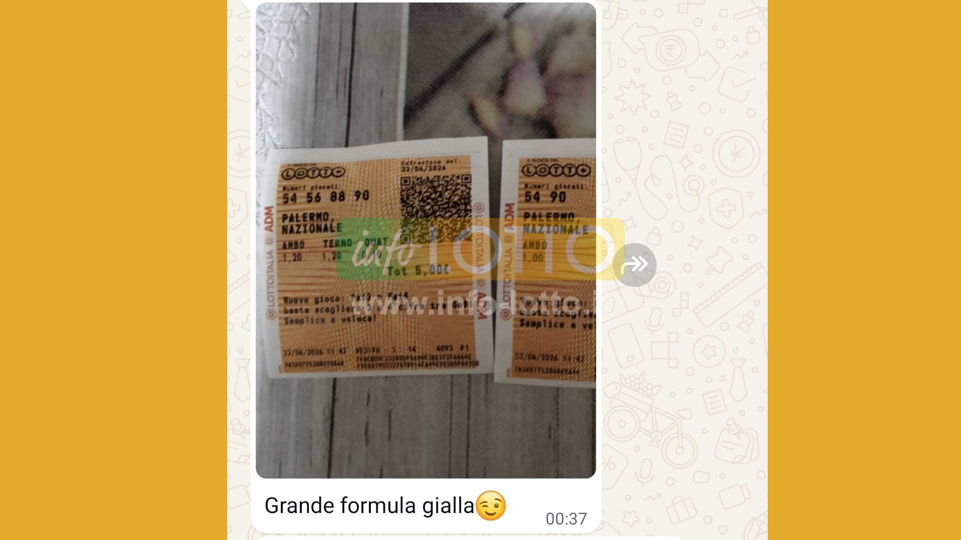 Vincita Giugno 2026
