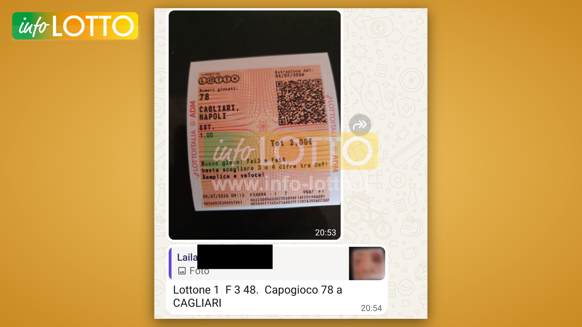 Vincita Luglio 2026
