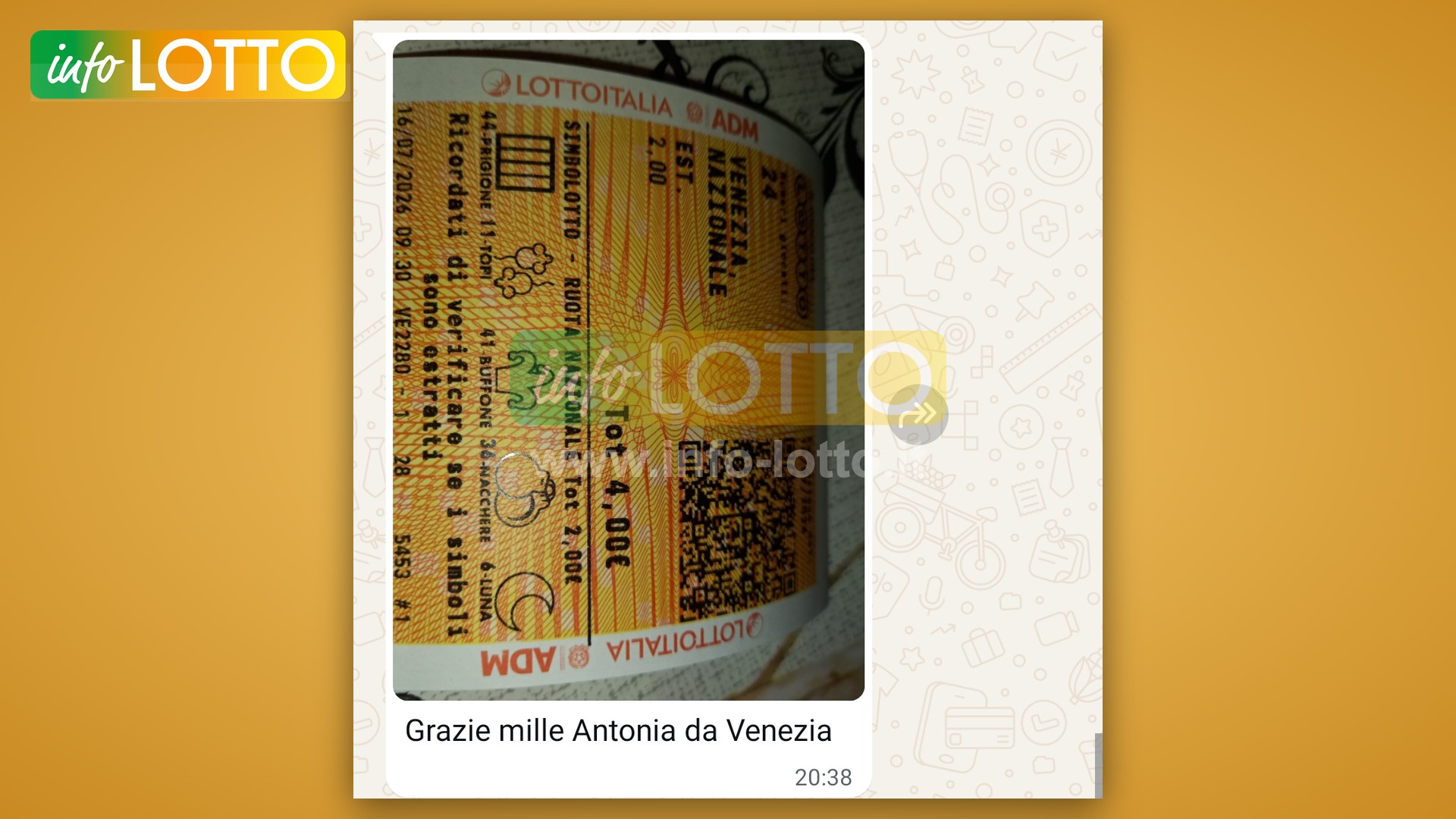 Vincita Luglio 2026