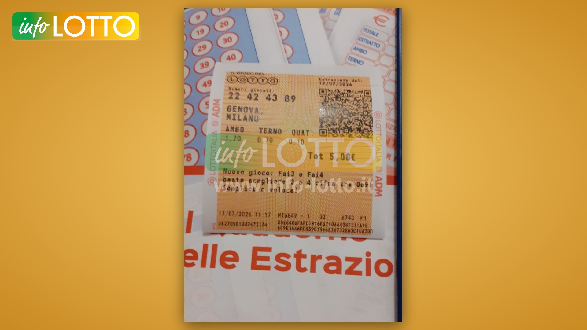 Vincita Luglio 2026