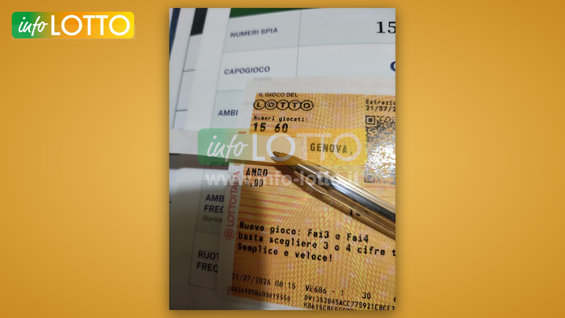 Vincita Luglio 2026