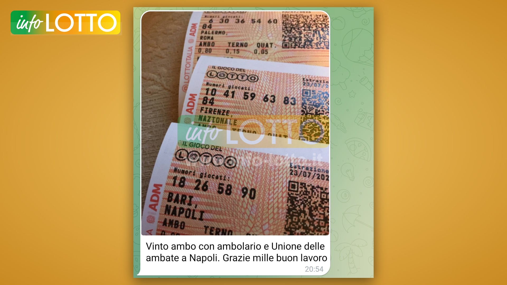 Vincita Luglio 2026