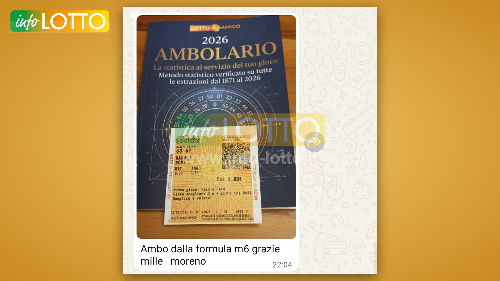 Vincita Luglio 2026