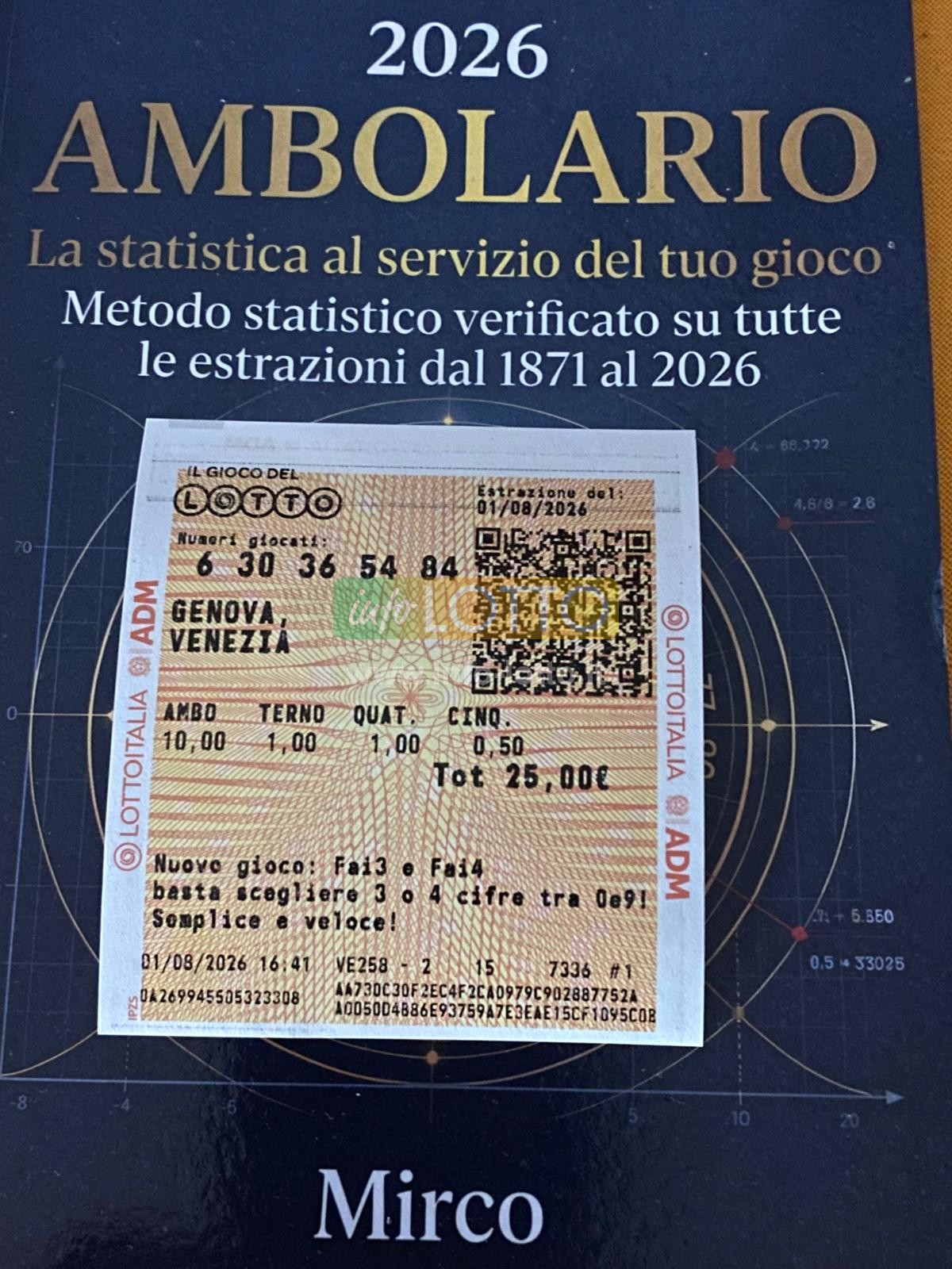 Vincita Agosto 2026