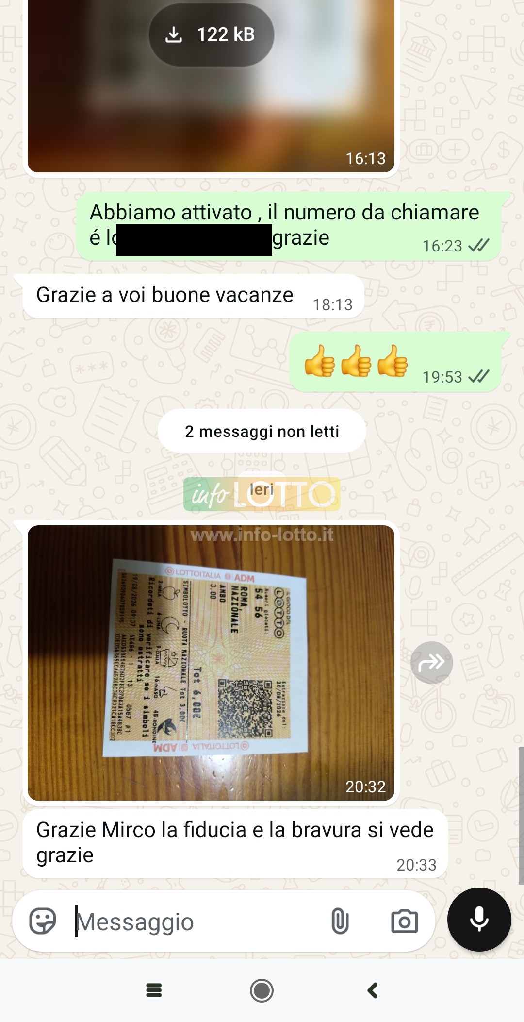 Vincita Agosto 2026