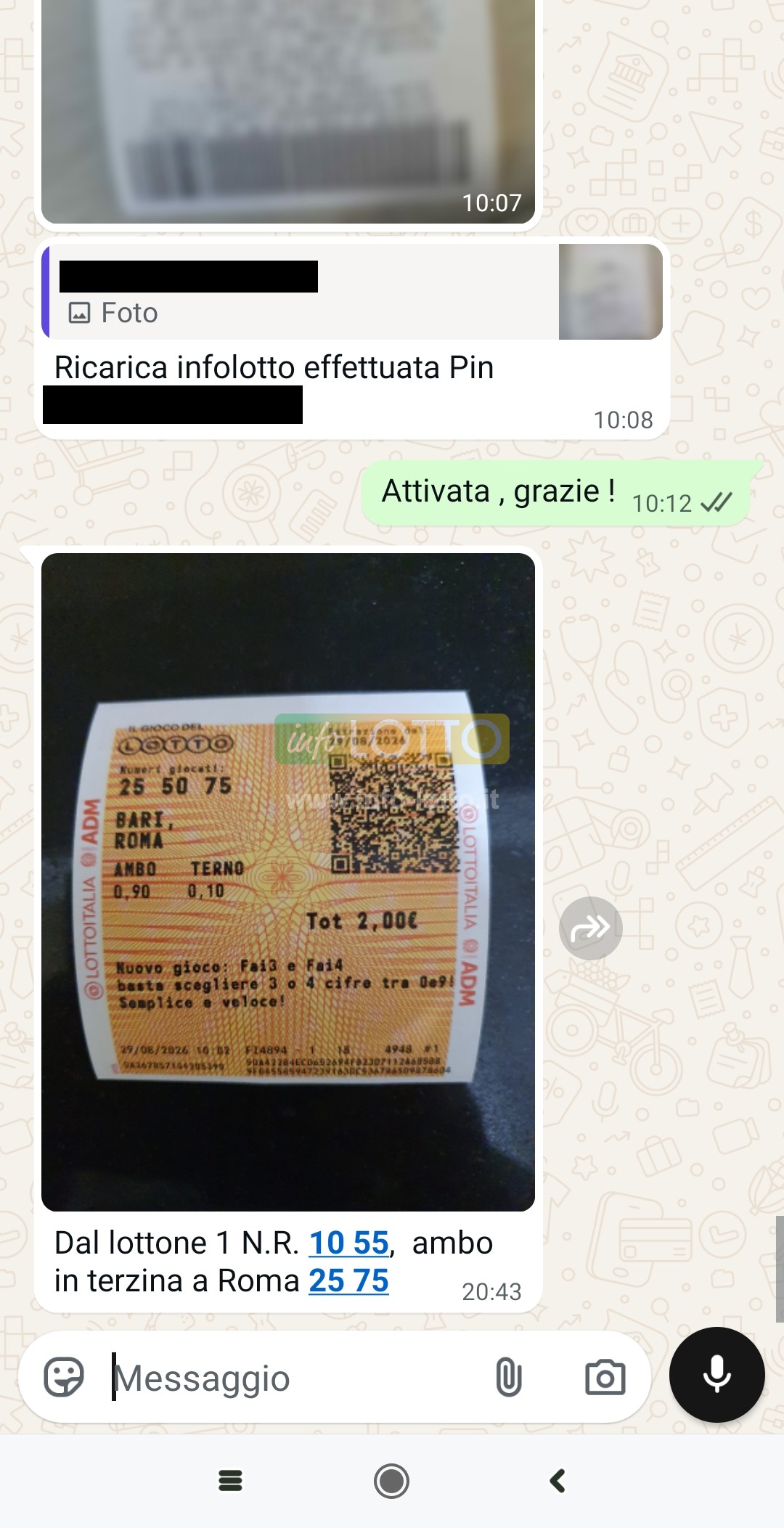 Vincita Agosto 2026