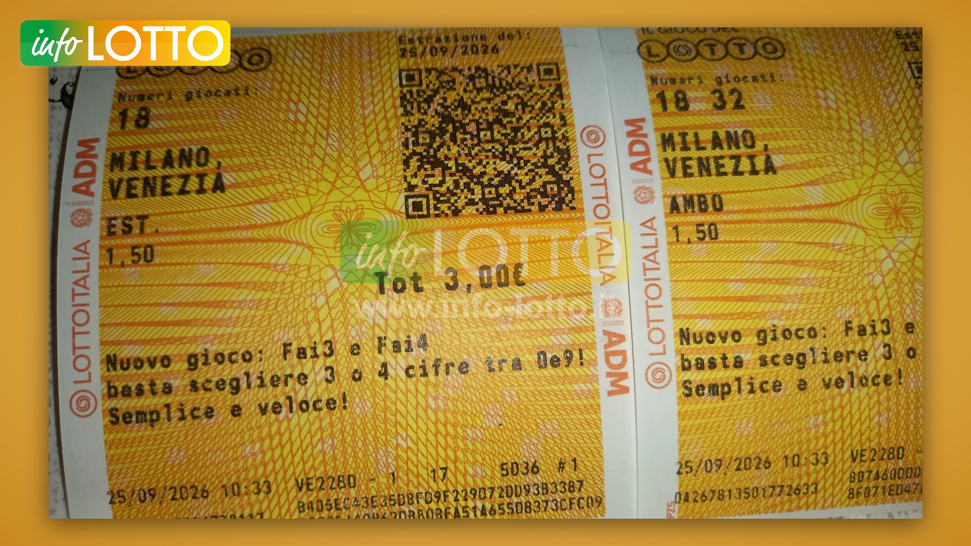 Vincita Settembre 2026