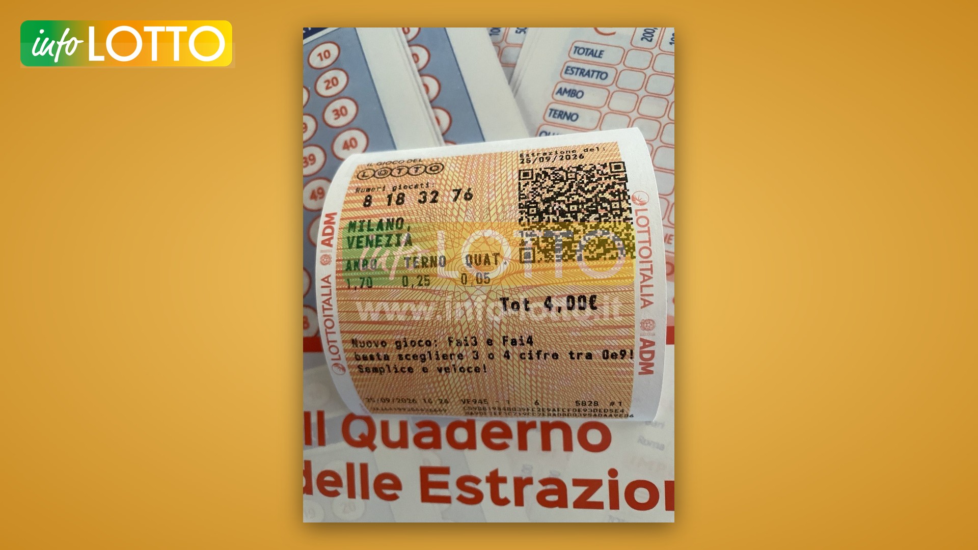 Vincita Settembre 2026